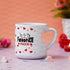Dreamica Printed I Love You Printed Mug with Standee, 25 Reasons Why I Love You Cards and Keychain | Best Valentine Day Gift